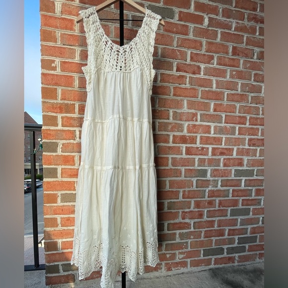 THE GREAT. Cream Maxi Dress - Picture 4 of 10